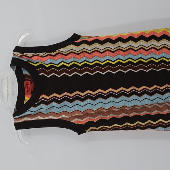 Missoni Target Chevron Mini Dress Size L - Picture 2 of 7